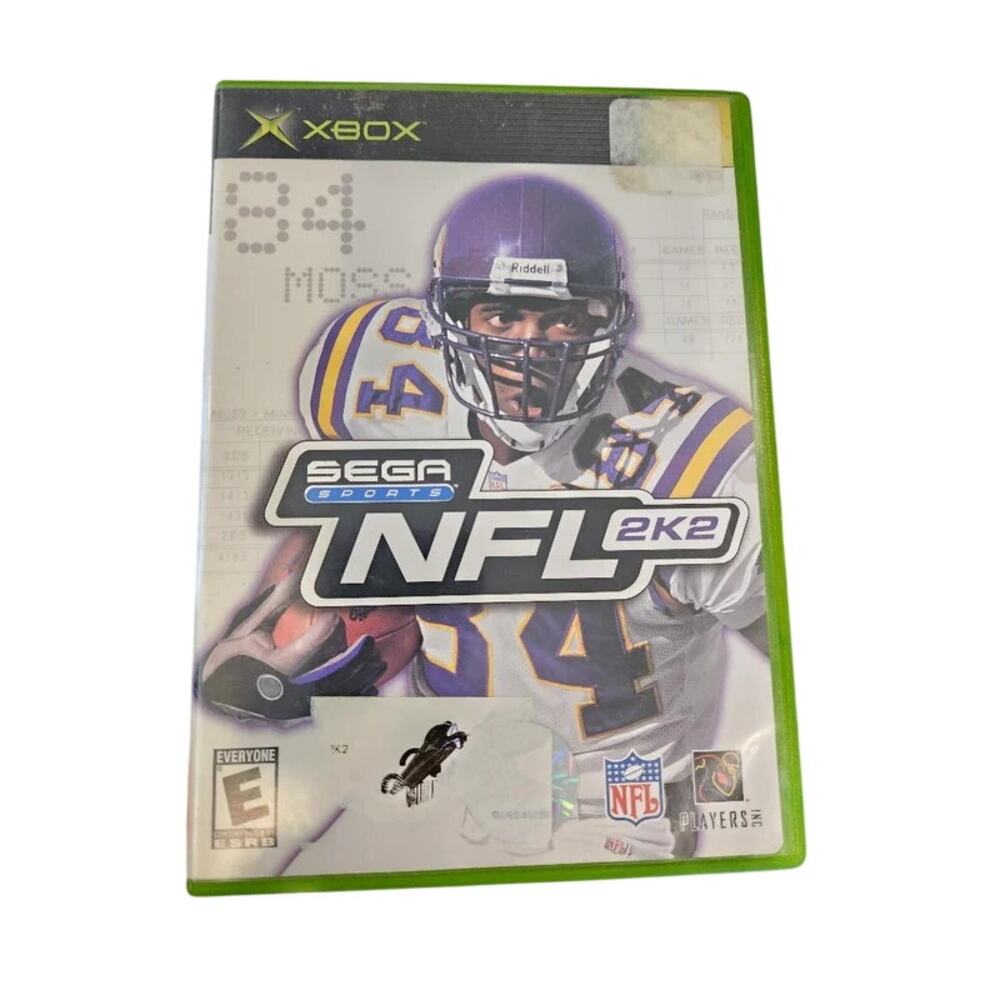 NFL 2K2 (Microsoft Xbox, 2002) Aged Manual. Tested. No scratcheds. New Case.